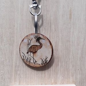 Heron keychain
